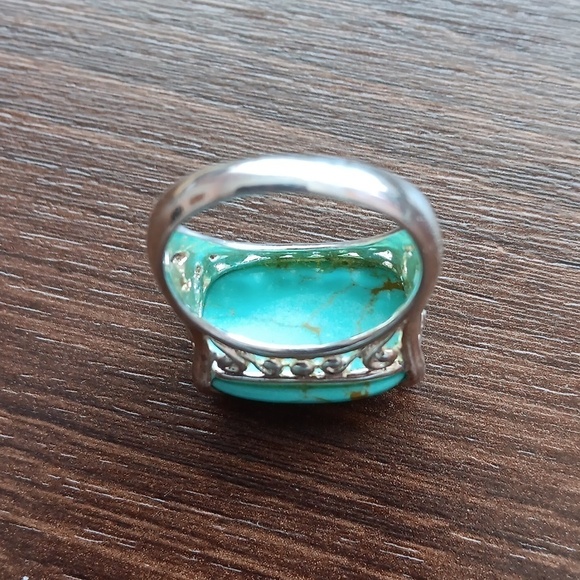 925 Silver Turquoise Ring - Picture 9 of 9